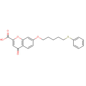 4H-1-Benzopyran-2-carboxylic acid, 4-oxo-7-[[5-(phenylthio)pentyl]oxy]-