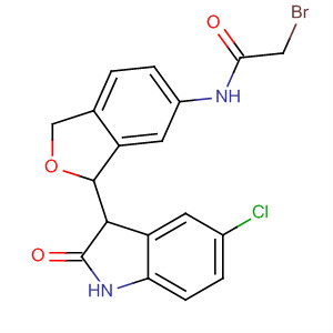 Acetamide,2-bromo-N-[3-(5-chloro-2,3-dihydro-2-oxo-1H-indol-3-yl)-1,3-dihydro-5-isobenzofuranyl]-