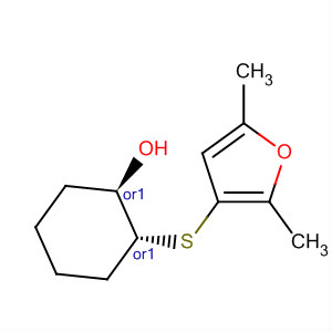 Cyclohexanol, 2-[(2,5-dimethyl-3-furanyl)thio]-, trans-