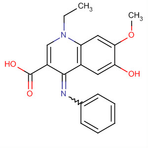 3-Quinolinecarboxylic acid,1-ethyl-1,4-dihydro-6-hydroxy-7-methoxy-4-(phenylimino)-