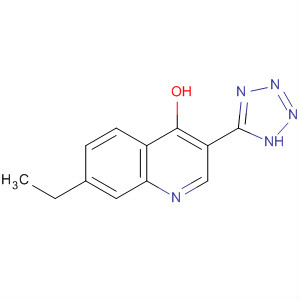 4-Quinolinol, 7-ethyl-3-(1H-tetrazol-5-yl)-