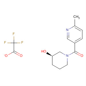 3-Piperidinol, 1-[(6-methyl-3-pyridinyl)carbonyl]-, (3R)-,mono(trifluoroacetate) (salt)
