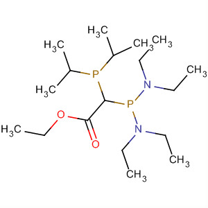 Acetic acid,[bis(diethylamino)phosphino][bis(1-methylethyl)phosphino]-, ethyl ester