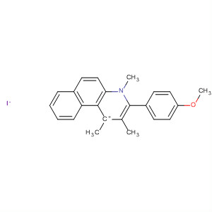 Benzo[f]quinolinium, 3-(4-methoxyphenyl)-1,2,4-trimethyl-, iodide