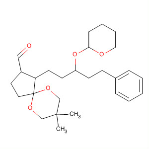 6,10-Dioxaspiro[4.5]decane-2-carboxaldehyde,8,8-dimethyl-1-[5-phenyl-3-[(tetrahydro-2H-pyran-2-yl)oxy]pentyl]-