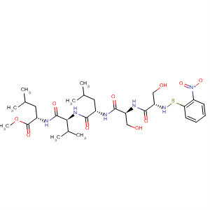 L-Leucine,N-[N-[N-[N-[N-[(2-nitrophenyl)thio]-L-seryl]-L-seryl]-L-leucyl]-L-valyl]-,methyl ester
