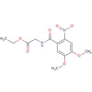 Glycine, N-(4,5-dimethoxy-2-nitrobenzoyl)-, ethyl ester