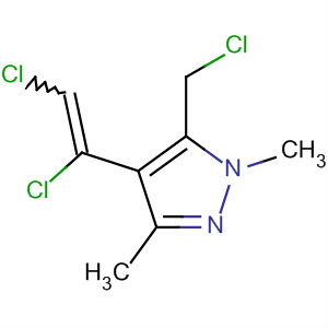 1H-Pyrazole, 5-(chloromethyl)-4-(1,2-dichloroethenyl)-1,3-dimethyl-