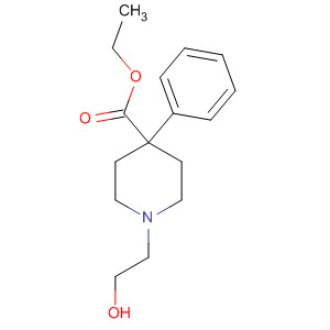 4-Piperidinecarboxylic acid, 1-(2-hydroxyethyl)-4-phenyl-, ethyl ester