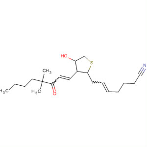 5-Heptenenitrile,7-[3-(4,4-dimethyl-3-oxo-1-octenyl)tetrahydro-4-hydroxy-2-thienyl]-