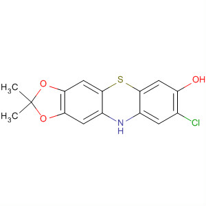 10H-1,3-Dioxolo[4,5-b]phenothiazin-7-ol, 8-chloro-2,2-dimethyl-