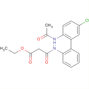 Propanoic acid,3-[[2-(acetylamino)-5-chlorophenyl]phenylamino]-3-oxo-, ethyl ester