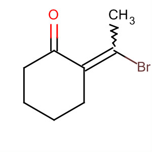 Cyclohexanone, 2-(1-bromoethylidene)-