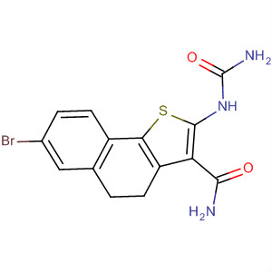 Naphtho[1,2-b]thiophene-3-carboxamide,2-[(aminocarbonyl)amino]-7-bromo-4,5-dihydro-