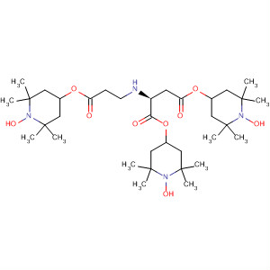L-Aspartic acid,N-[3-oxo-3-[(2,2,6,6-tetramethyl-1-oxy-4-piperidinyl)oxy]propyl]-,bis(2,2,6,6-tetramethyl-1-oxy-4-piperidinyl) ester