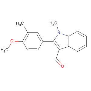 1H-Indole-3-carboxaldehyde, 2-(4-methoxy-3-methylphenyl)-1-methyl-