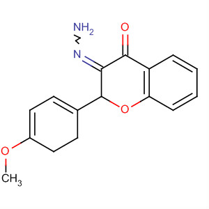 4H-1-Benzopyran-4-one, 2,3-dihydro-2-(4-methoxyphenyl)-, hydrazone