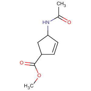 2-Cyclopentene-1-carboxylic acid, 4-(acetylamino)-, methyl ester, cis-