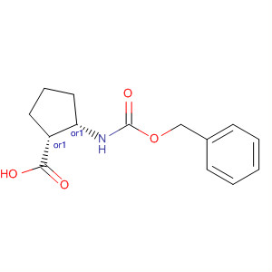Cyclopentanecarboxylic acid, 2-[[(phenylmethoxy)carbonyl]amino]-,(1R,2S)-rel-
