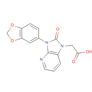 1H-Imidazo[4,5-b]pyridine-1-acetic acid,3-(1,3-benzodioxol-5-yl)-2,3-dihydro-2-oxo-