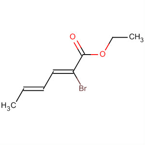 2,4-Hexadienoic acid, 2-bromo-, ethyl ester, (2Z,4E)-