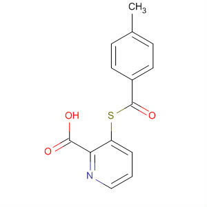 2-Pyridinecarboxylic acid, 3-[(4-methylbenzoyl)thio]-