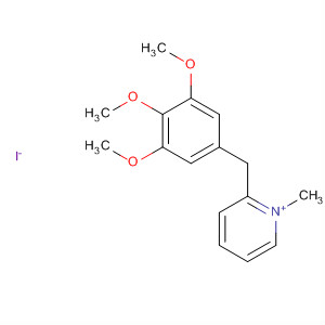 Pyridinium, 1-methyl-2-[(3,4,5-trimethoxyphenyl)methyl]-, iodide