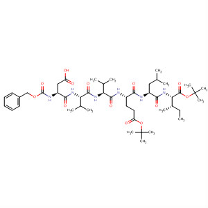 L-Isoleucine,N-[N-[N-[N-[N-[N-[(phenylmethoxy)carbonyl]-L-a-aspartyl]-L-valyl]-L-valyl]-L-a-glutamyl]-L-leucyl]-, 4,5-bis(1,1-dimethylethyl) ester