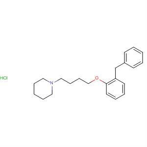 Piperidine, 1-[4-[2-(phenylmethyl)phenoxy]butyl]-, hydrochloride