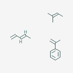 Benzene, (1-methylethenyl)-, polymer with 2-methyl-2-butene and 1,3-pentadiene