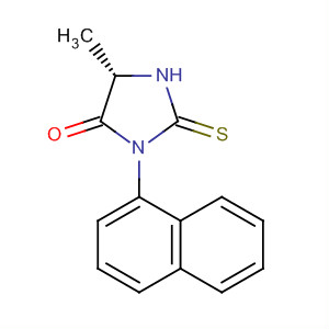 4-Imidazolidinone, 5-methyl-3-(1-naphthalenyl)-2-thioxo-, (S)-