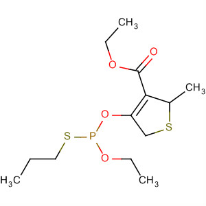 3-Thiophenecarboxylic acid,4-[[ethoxy(propylthio)phosphinyl]oxy]-2,5-dihydro-2-methyl-, ethyl ester