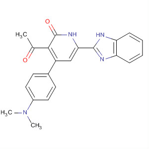 2(1H)-Pyridinone,3-acetyl-6-(1H-benzimidazol-2-yl)-4-[4-(dimethylamino)phenyl]-