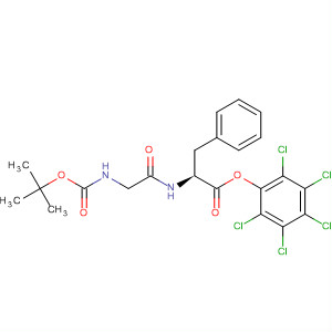 L-Phenylalanine, N-[N-[(1,1-dimethylethoxy)carbonyl]glycyl]-,pentachlorophenyl ester