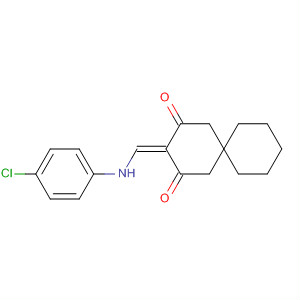 Spiro[5.5]undecane-2,4-dione, 3-[[(4-chlorophenyl)amino]methylene]-