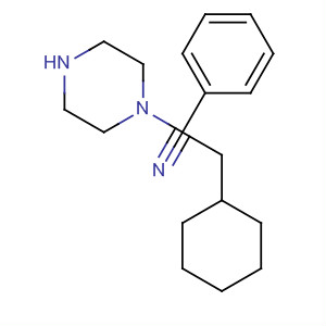 1-Piperazineacetonitrile, 4-cyclohexyl-a-phenyl-