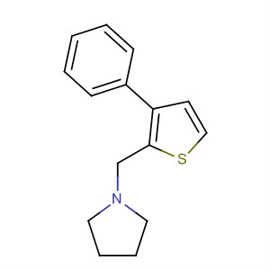 Pyrrolidine, 1-[(3-phenyl-2-thienyl)methyl]-