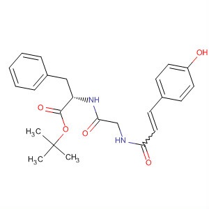 L-Phenylalanine, N-[N-[3-(4-hydroxyphenyl)-1-oxo-2-propenyl]glycyl]-,1,1-dimethylethyl ester