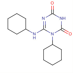 1,3,5-Triazine-2,4(1H,3H)-dione, 1-cyclohexyl-6-(cyclohexylamino)-