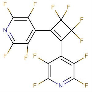 Pyridine,4,4'-(3,3,4,4-tetrafluoro-1-cyclobutene-1,2-diyl)bis[2,3,5,6-tetrafluoro-