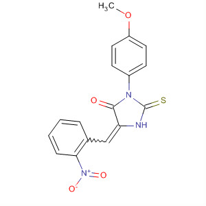 4-Imidazolidinone,3-(4-methoxyphenyl)-5-[(2-nitrophenyl)methylene]-2-thioxo-