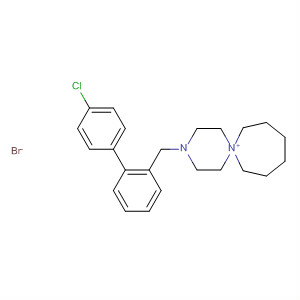 3-Aza-6-azoniaspiro[5.6]dodecane, 3-[(4-chlorophenyl)phenylmethyl]-,bromide