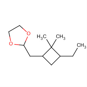 1,3-Dioxolane, 2-[(3-ethyl-2,2-dimethylcyclobutyl)methyl]-