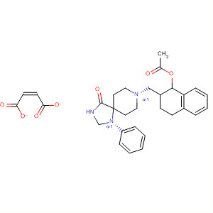 1,3,8-Triazaspiro[4.5]decan-4-one,8-[[1-(acetyloxy)-1,2,3,4-tetrahydro-2-naphthalenyl]methyl]-1-phenyl-,trans-, (2Z)-2-butenedioate (1:1)