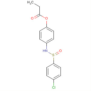 Benzenesulfinamide, 4-chloro-N-[4-(1-oxopropoxy)phenyl]-