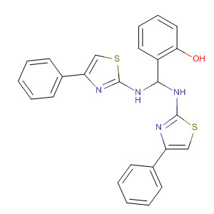 Phenol, 2-[bis[(4-phenyl-2-thiazolyl)amino]methyl]-