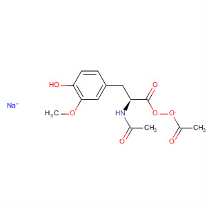 L-Tyrosine, N-acetyl-3-methoxy-, acetate (ester), monosodium salt