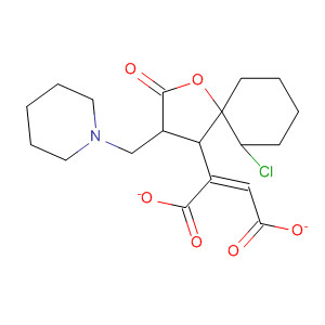 1-Oxaspiro[4.5]decan-2-one, 6-chloro-3-(1-piperidinylmethyl)-,(2Z)-2-butenedioate