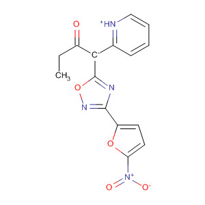 Pyridinium, 1-[3-(5-nitro-2-furanyl)-1,2,4-oxadiazol-5-yl]-2-oxobutylide