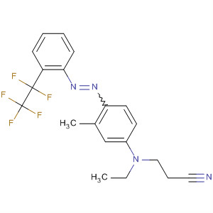 Propanenitrile,3-[ethyl[3-methyl-4-[[2-(pentafluoroethyl)phenyl]azo]phenyl]amino]-